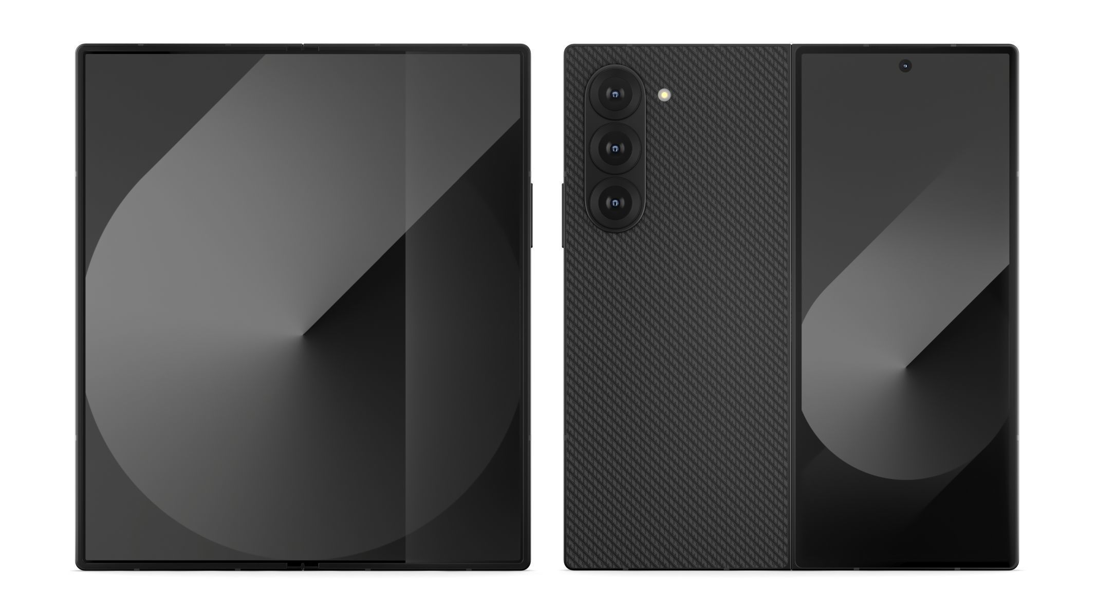 All the colors of the Galaxy Z Fold6 3D model_1