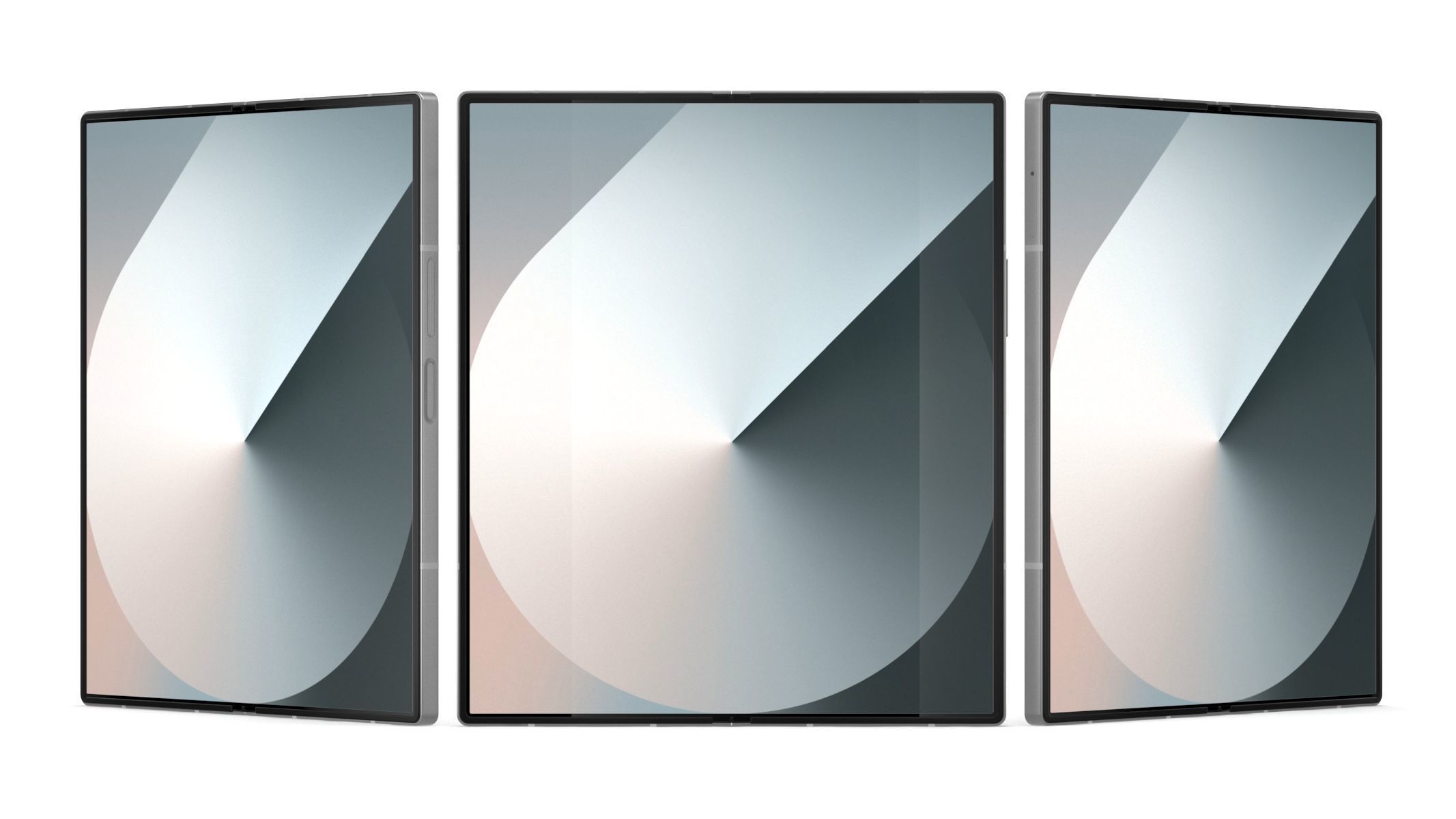 All the colors of the Galaxy Z Fold6 3D model_49