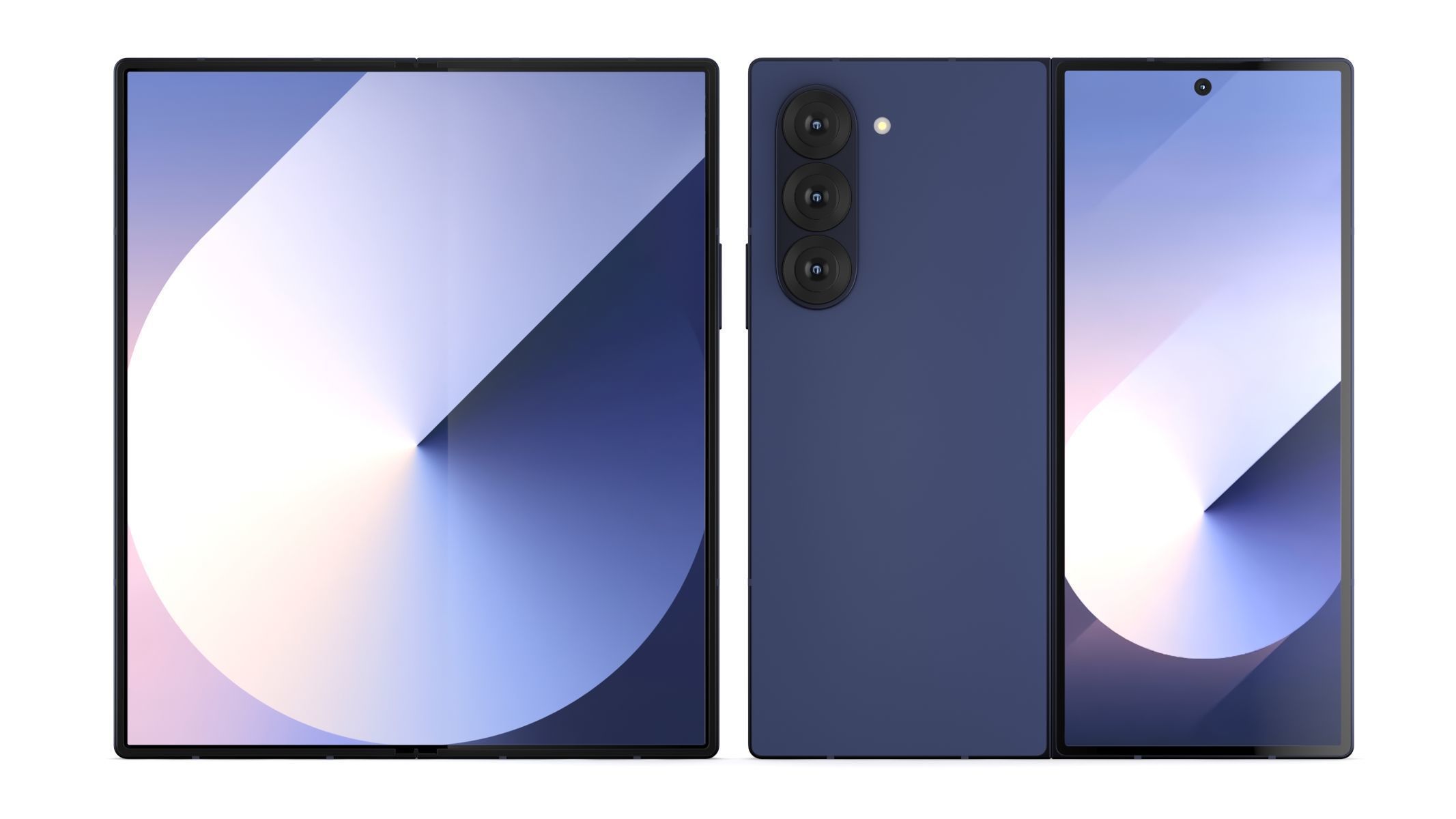 All the colors of the Galaxy Z Fold6 3D model_11