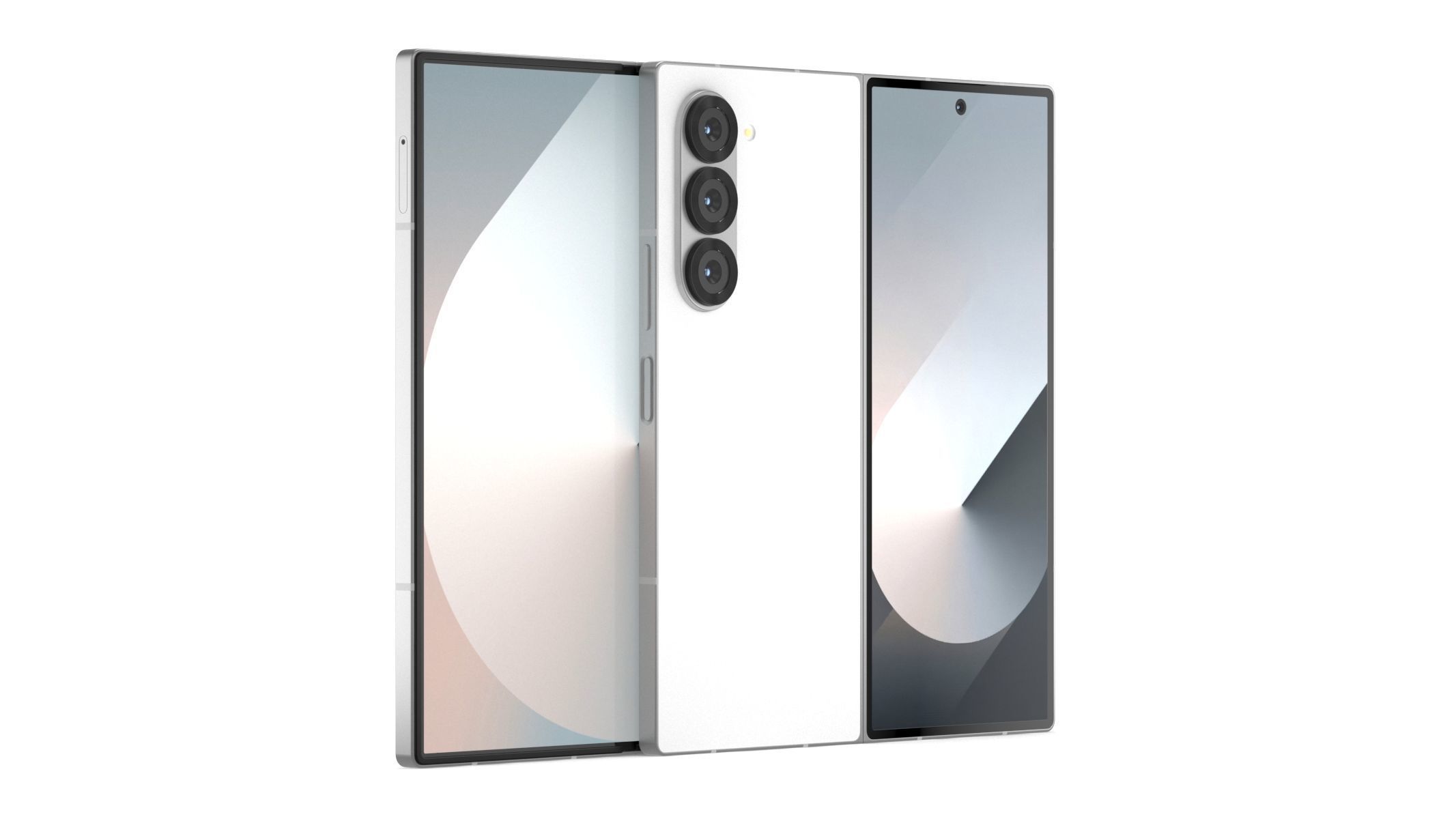 All the colors of the Galaxy Z Fold6 3D model_43