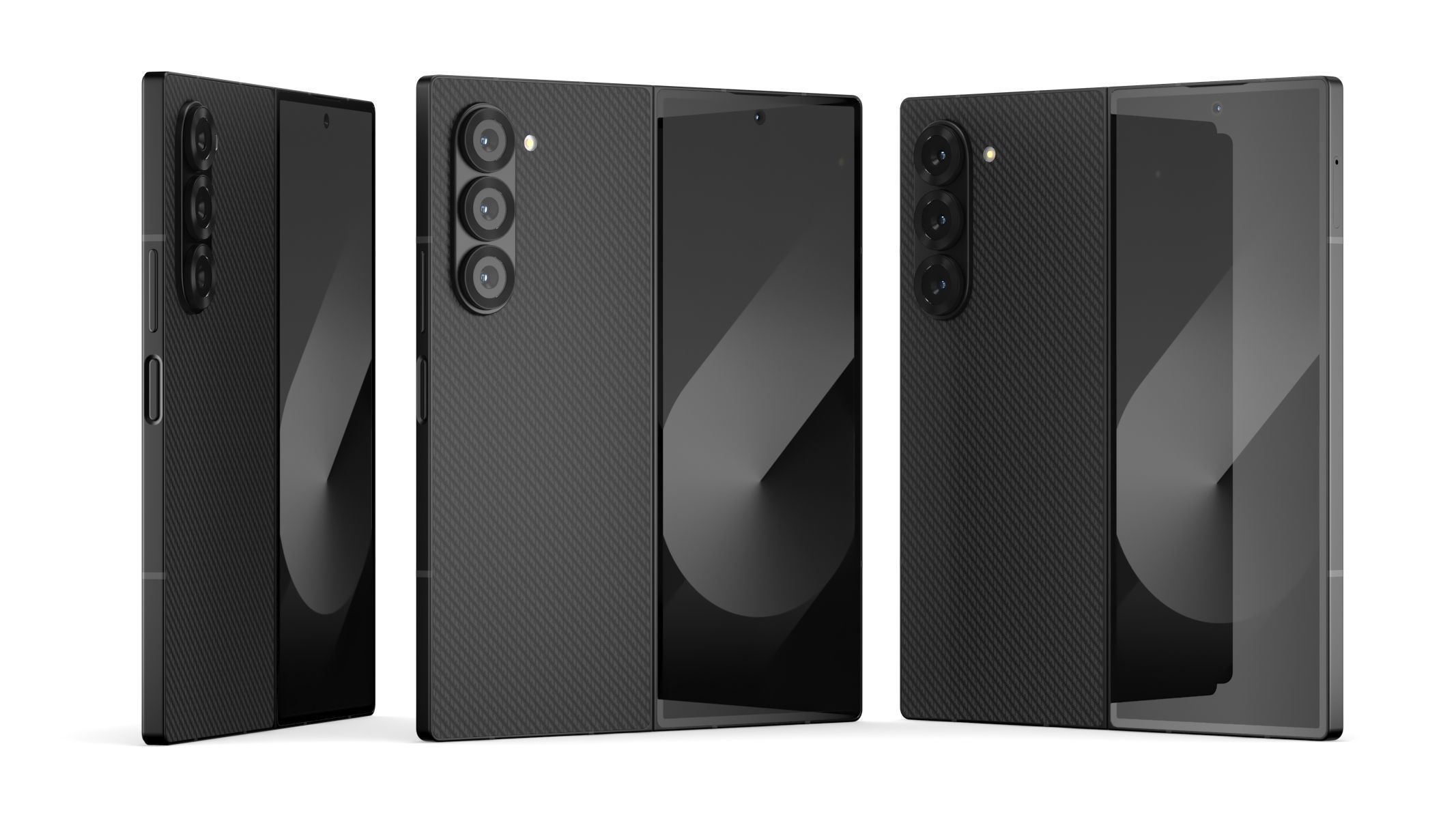 All the colors of the Galaxy Z Fold6 3D model_9