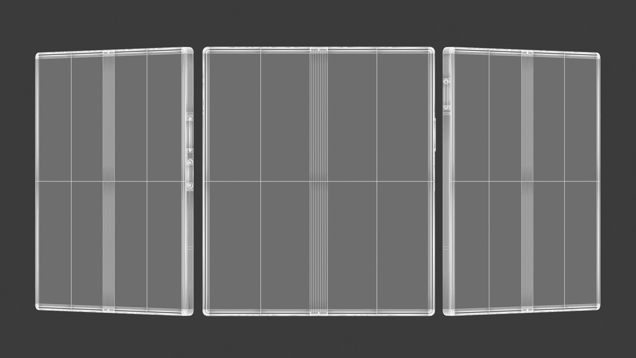 All the colors of the Galaxy Z Fold6 3D model_41