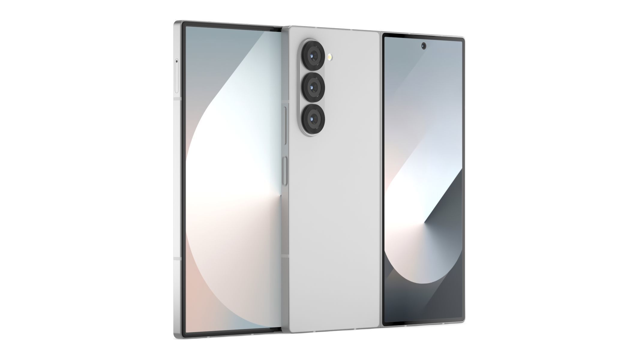 All the colors of the Galaxy Z Fold6 3D model_32