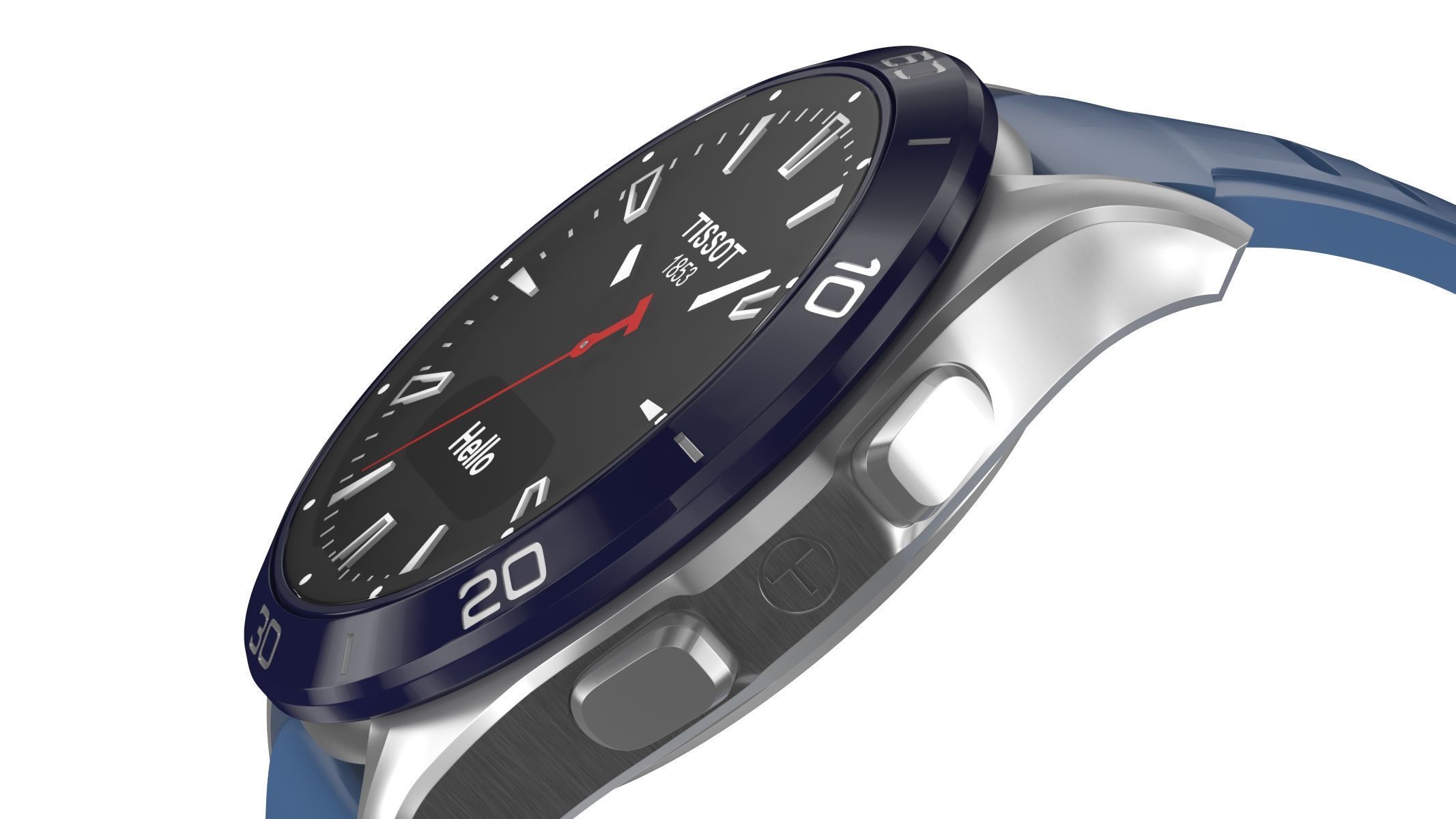 All the colors of the Tissot T-Touch Connect Sport 3D model_17