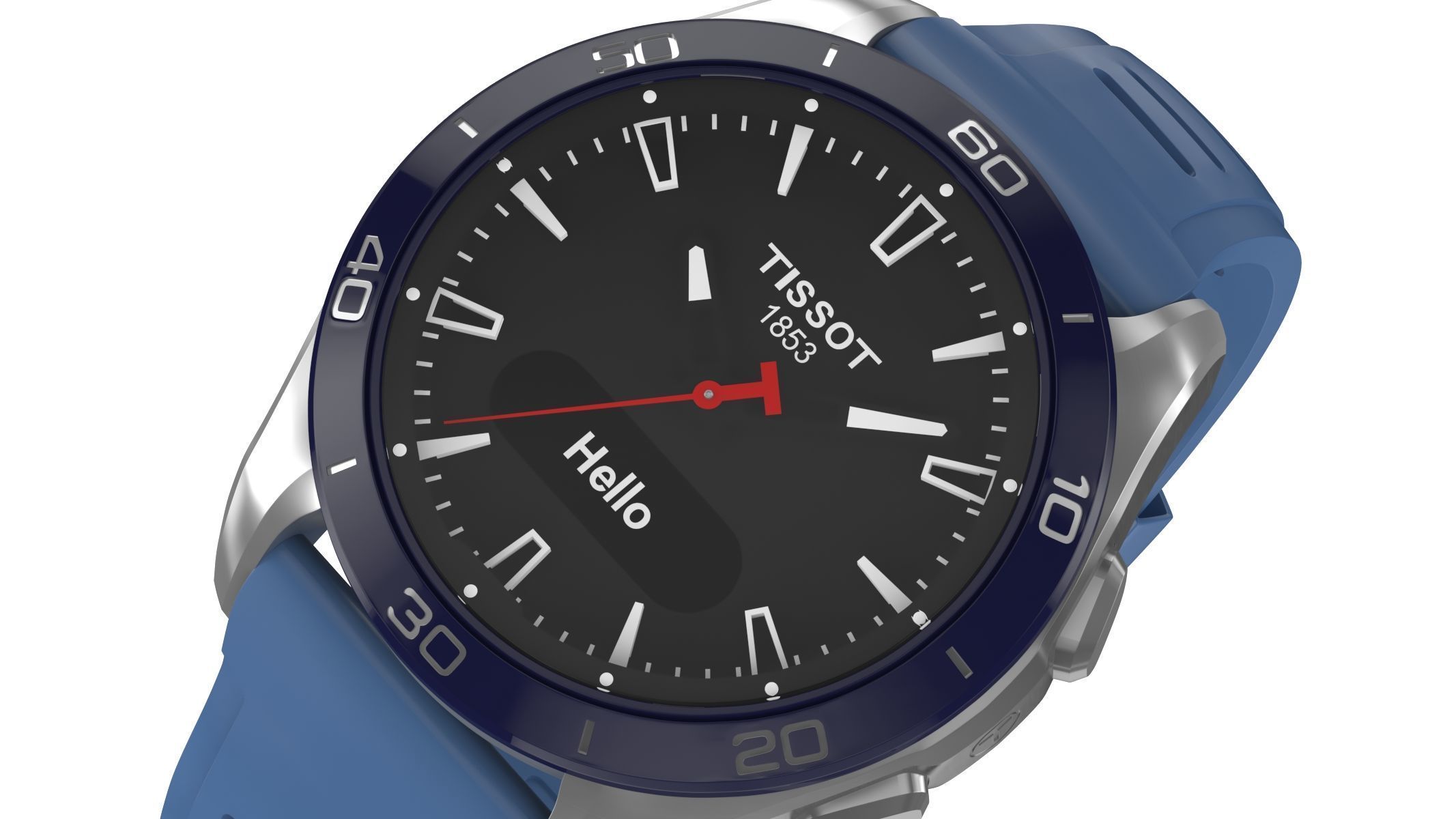 All the colors of the Tissot T-Touch Connect Sport 3D model_14