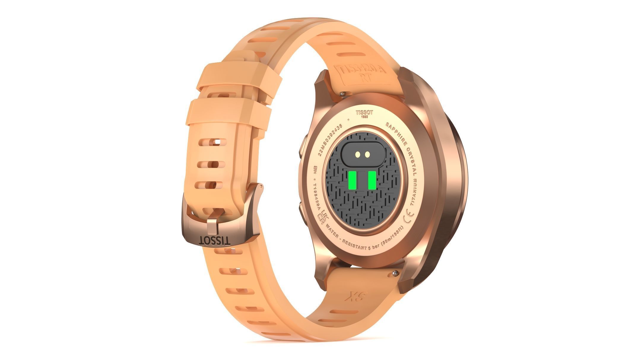All the colors of the Tissot T-Touch Connect Sport 3D model_6