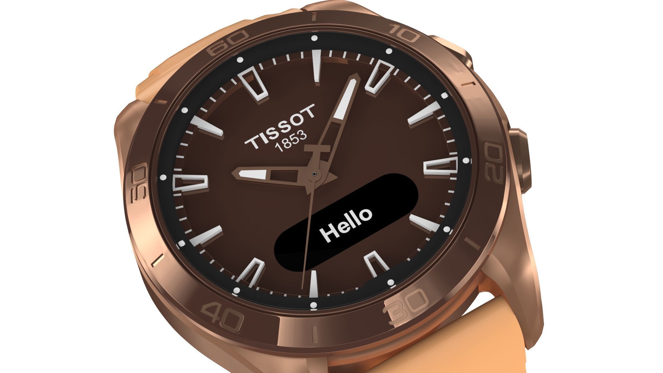 All the colors of the Tissot T-Touch Connect Sport 3D model_3