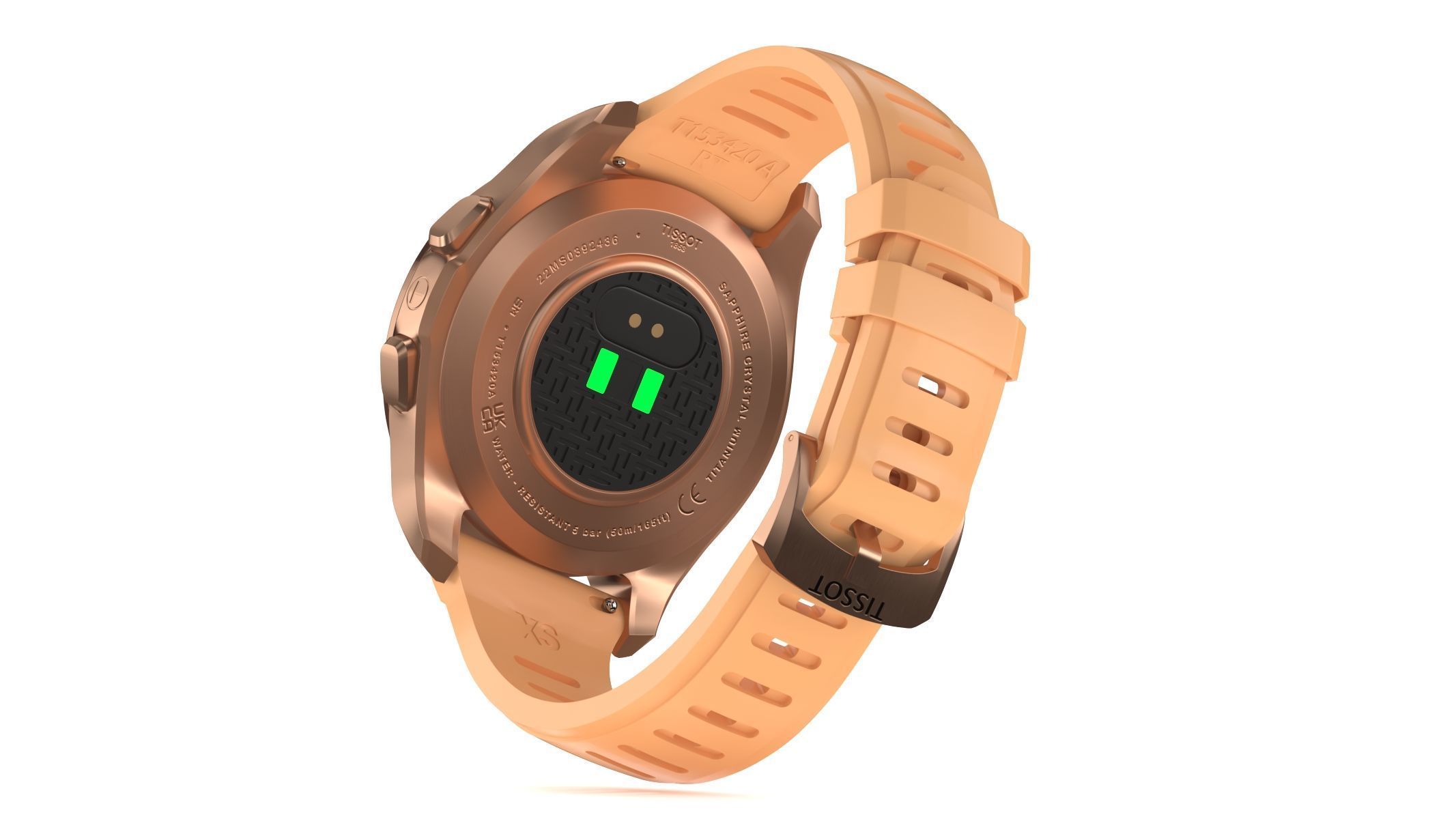 All the colors of the Tissot T-Touch Connect Sport 3D model_5
