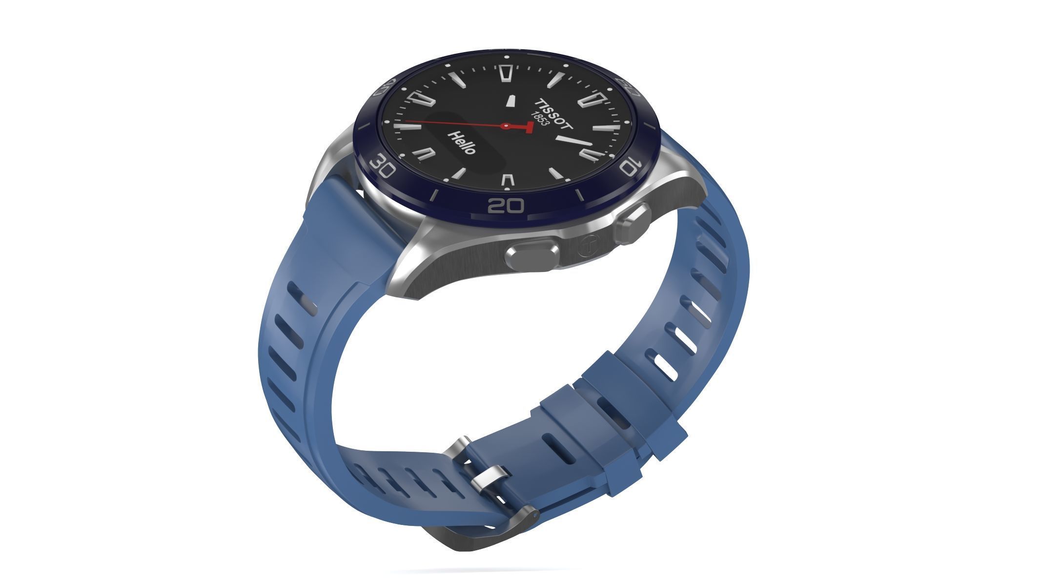 All the colors of the Tissot T-Touch Connect Sport 3D model_20