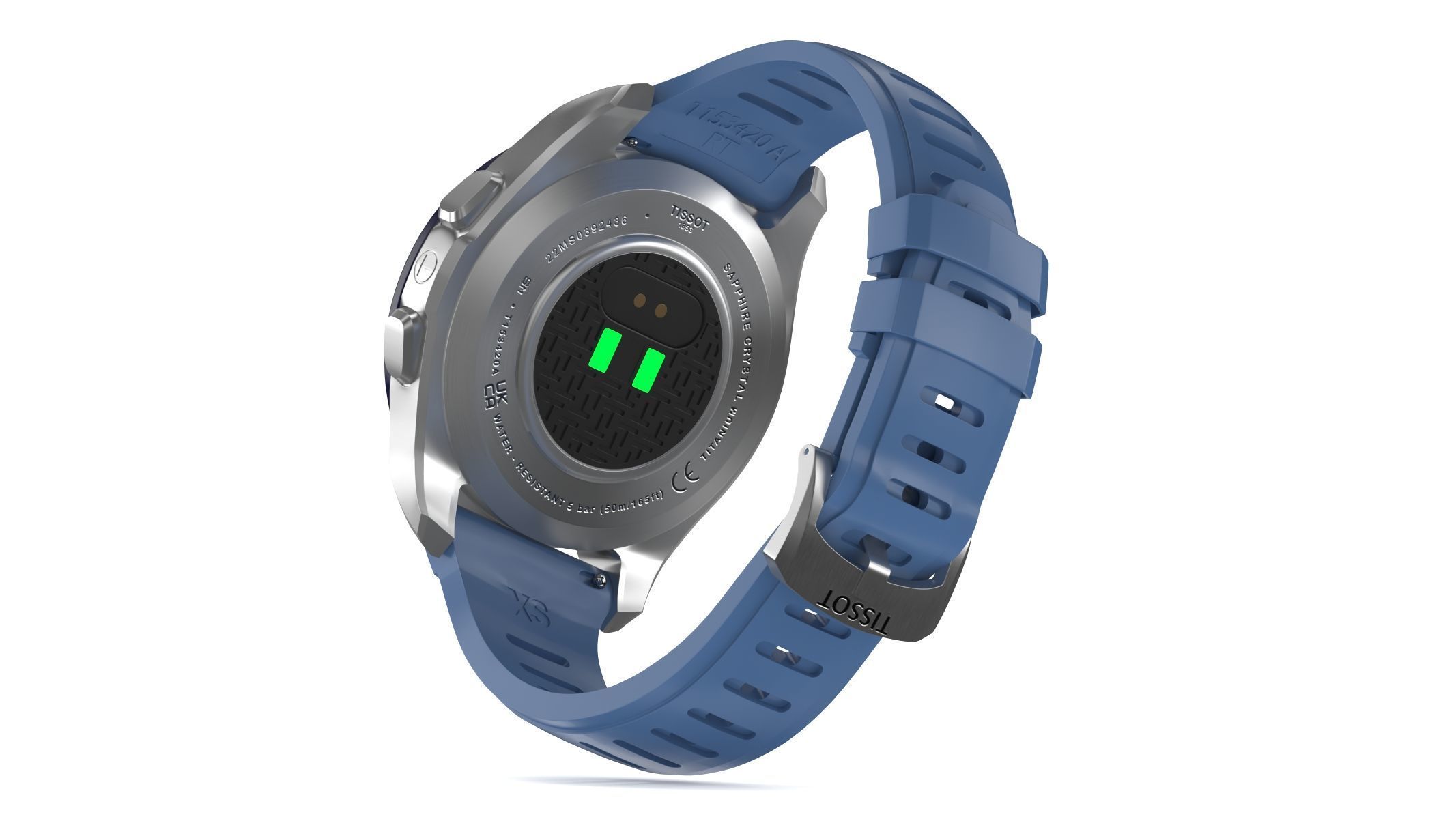 All the colors of the Tissot T-Touch Connect Sport 3D model_15