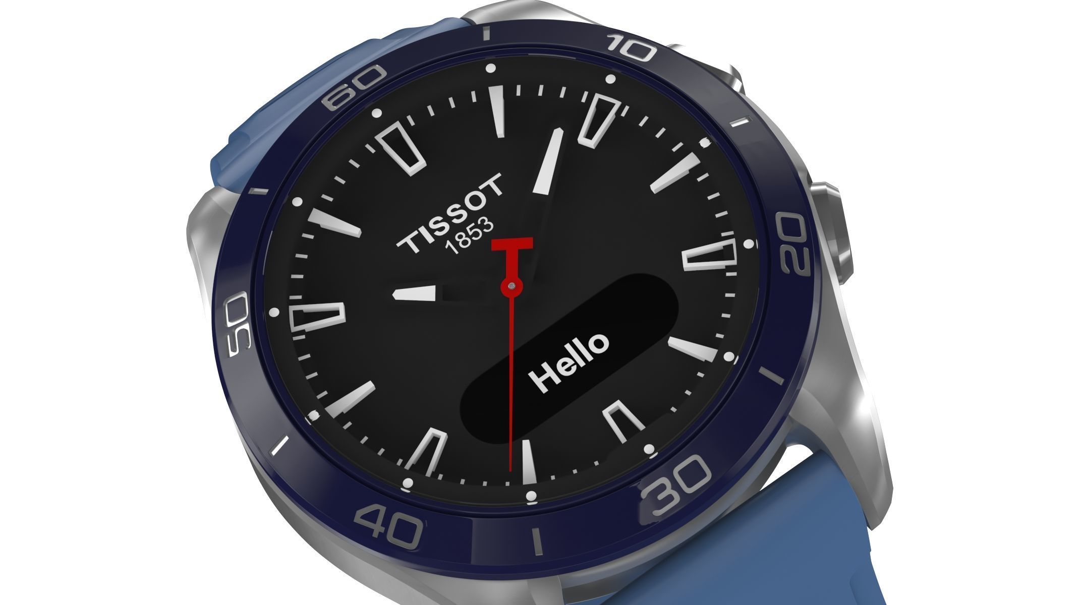 All the colors of the Tissot T-Touch Connect Sport 3D model_13
