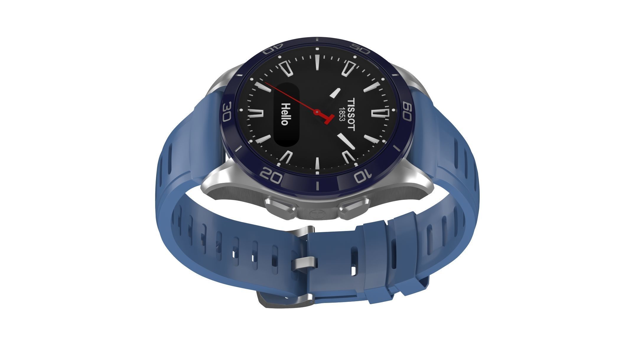 All the colors of the Tissot T-Touch Connect Sport 3D model_18