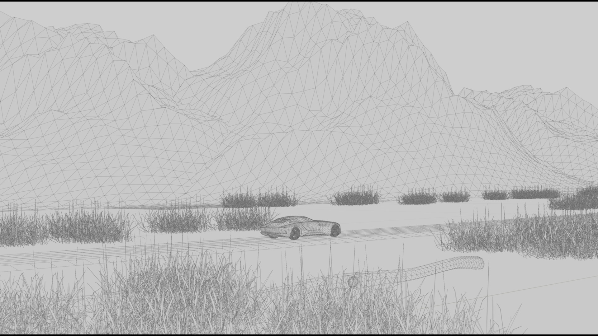 Desert Highway 3D model_12