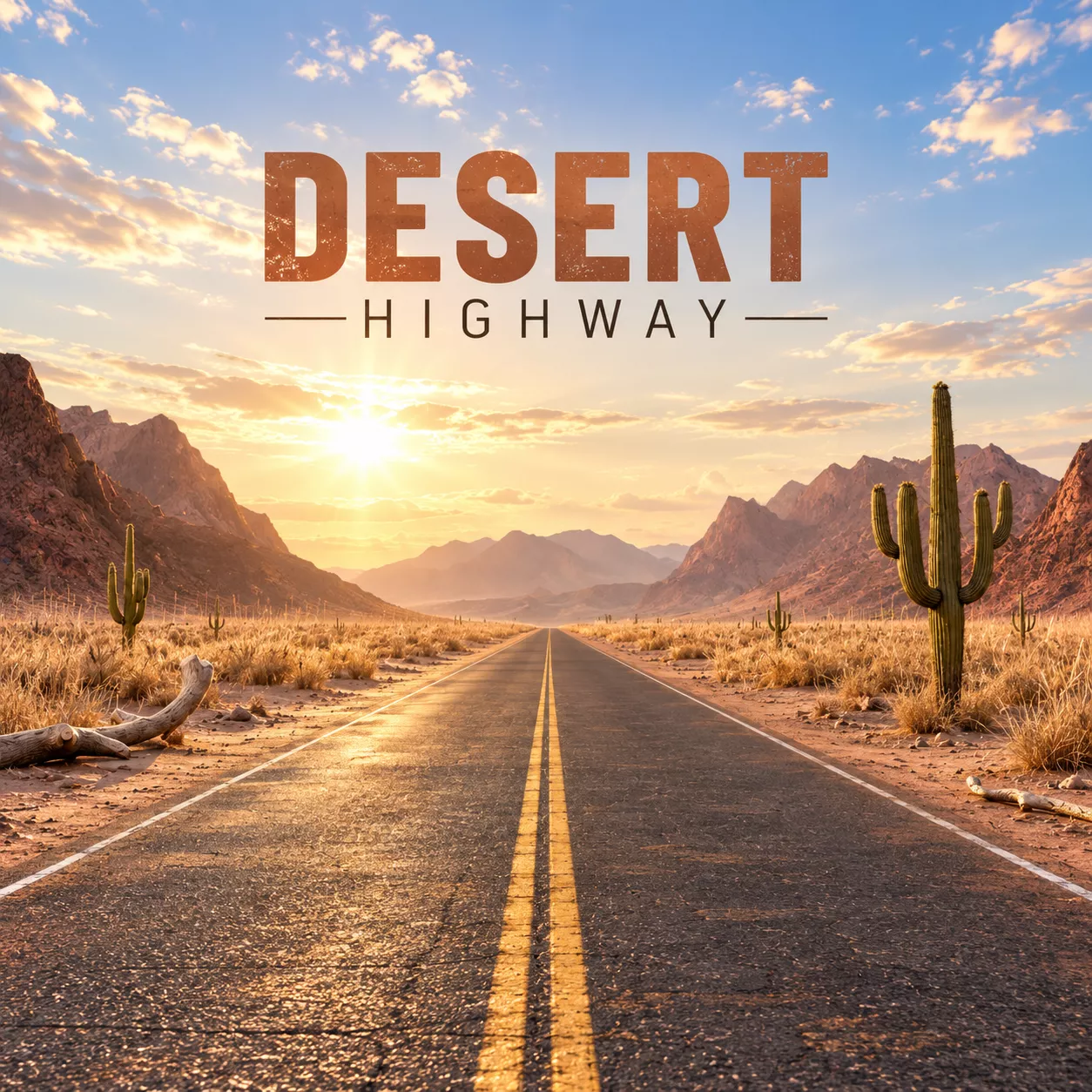 Desert Highway 3D model