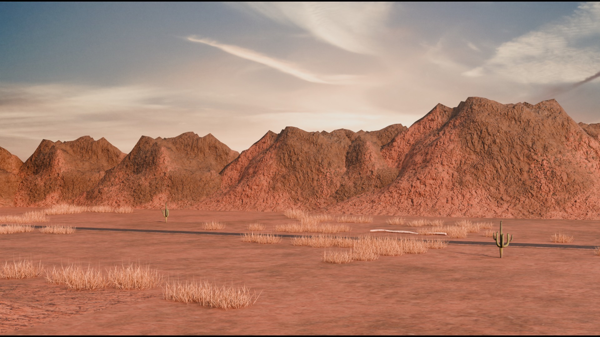 Desert Highway 3D model_18