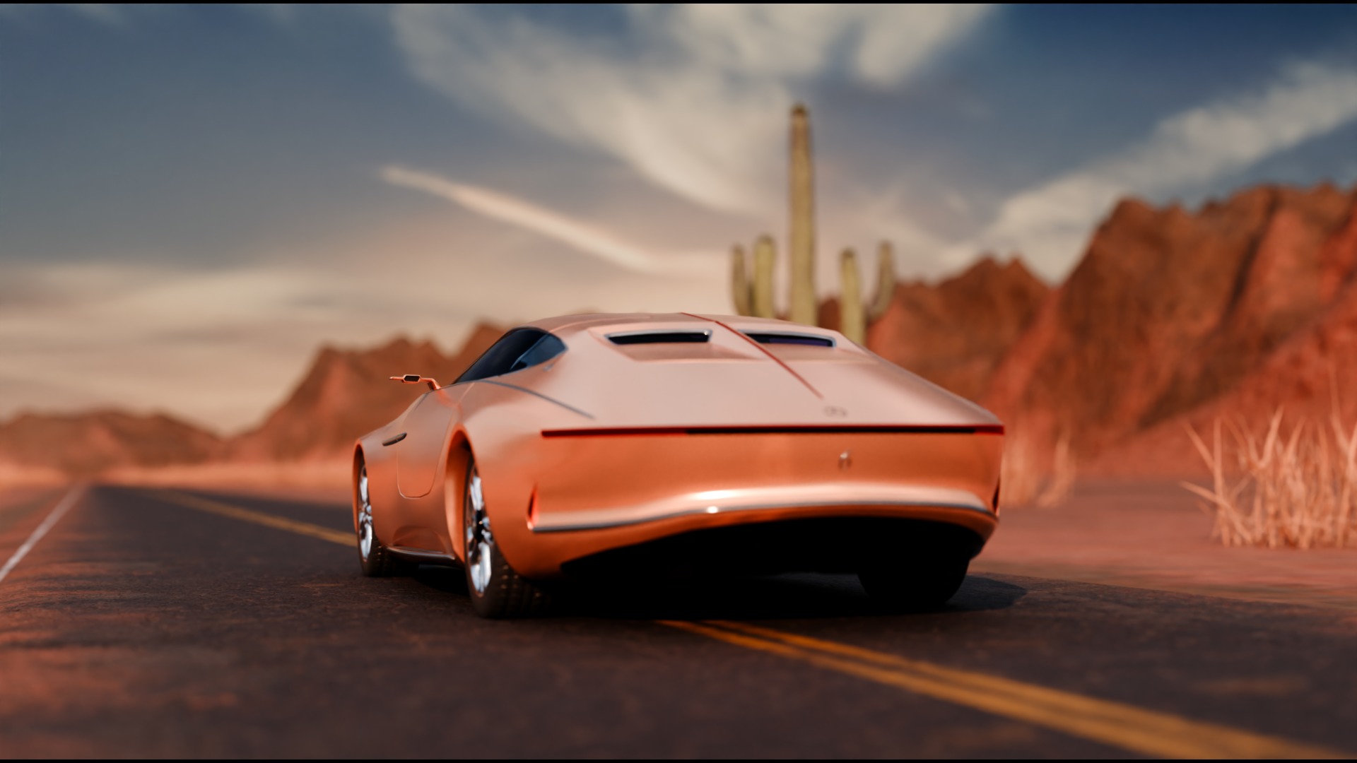 Desert Highway 3D model_14