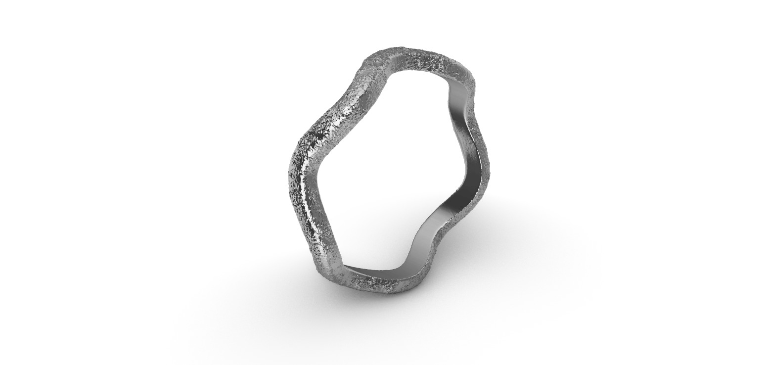 TWIST TEXTURE RING 3D print model_4