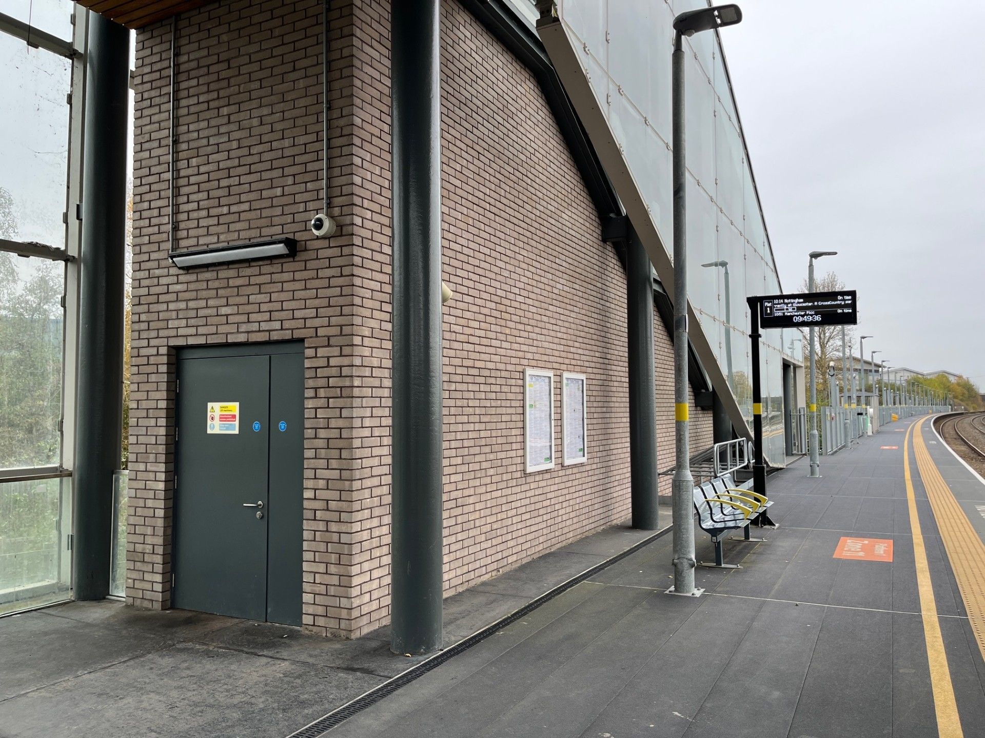 Model Railway Station Platform Footbridge with Lifts Modular 3D print model_27