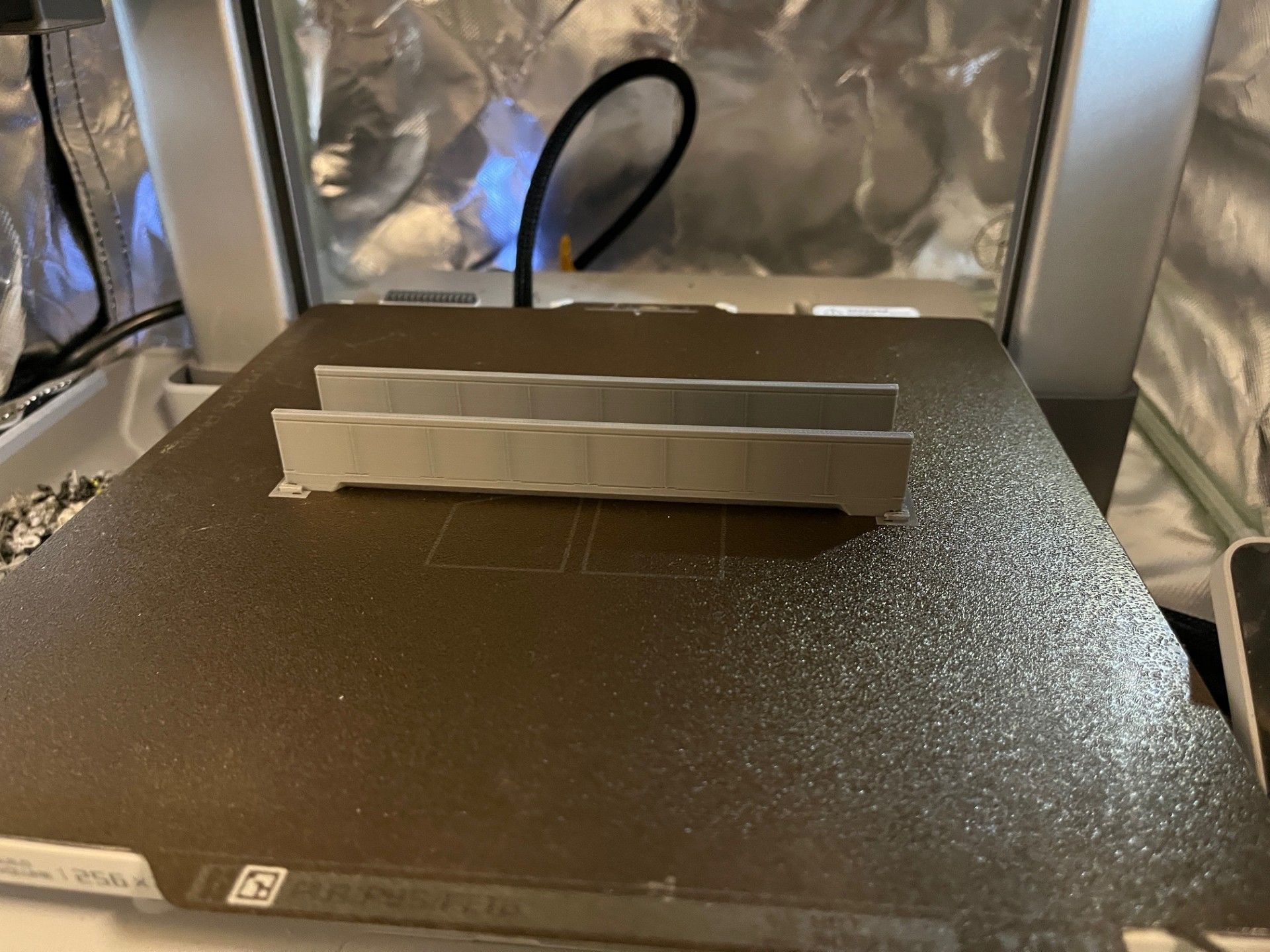 Model Railway Station Platform Footbridge with Lifts Modular 3D print model_31