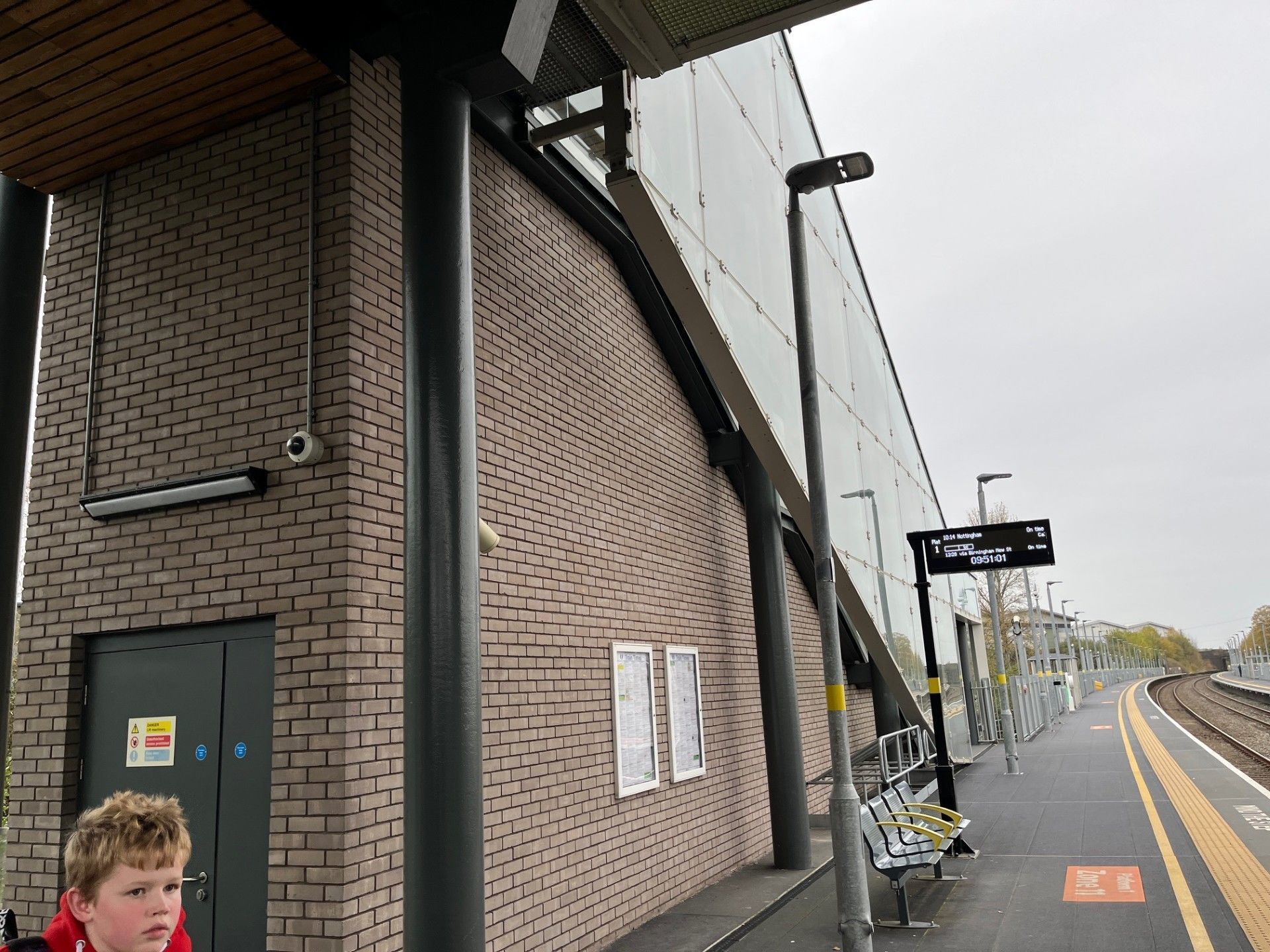 Model Railway Station Platform Footbridge with Lifts Modular 3D print model_28