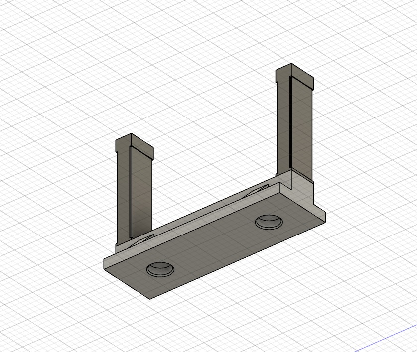 Model Railway Station Platform Footbridge with Lifts Modular 3D print model_26