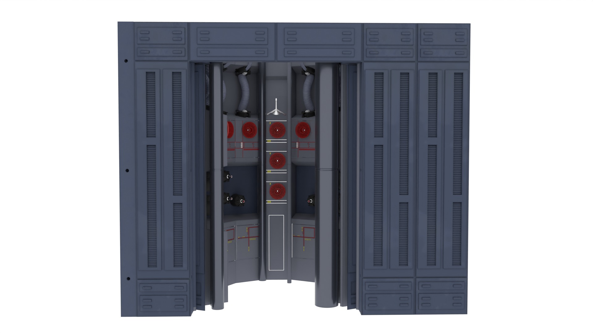 Set 3 - Docking bay Command Office 1-12 scale Blackseries 3D Model Collection_33