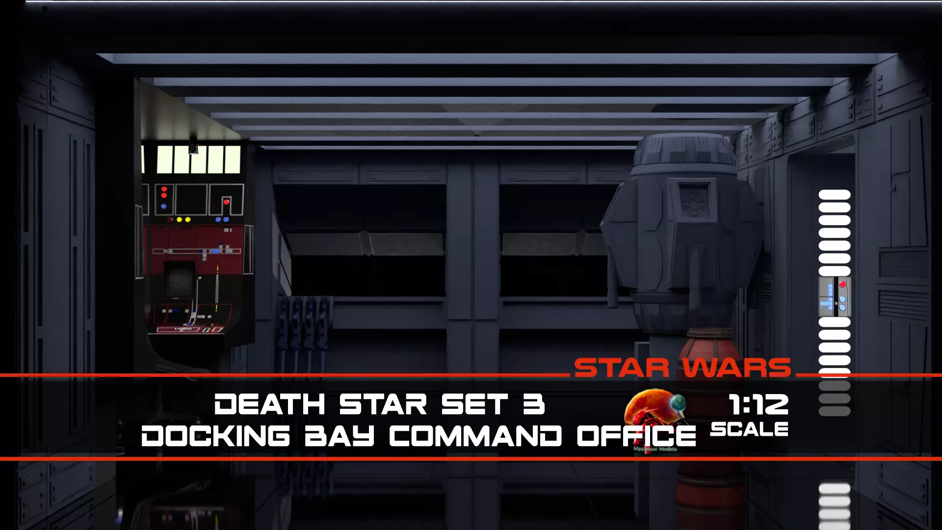 Set 3 - Docking bay Command Office 1-12 scale Blackseries 3D Model Collection_0