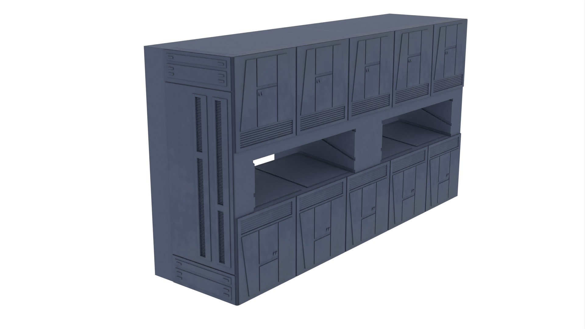 Set 3 - Docking bay Command Office 1-12 scale Blackseries 3D Model Collection_24