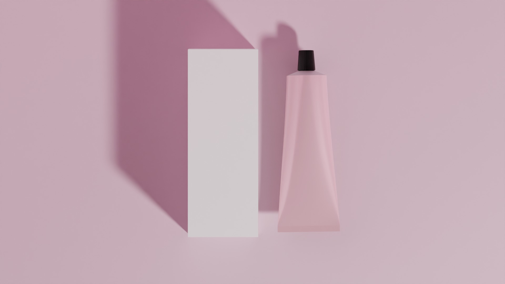Cosmetic Tube with Paper Box 3D model_4