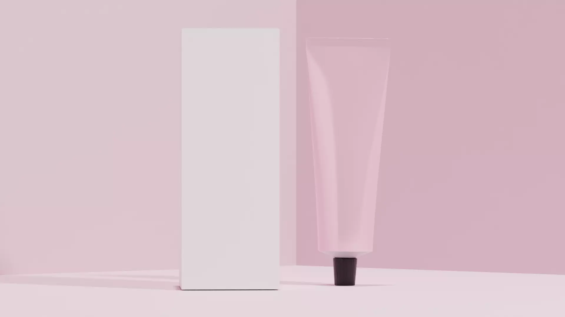 Cosmetic Tube with Paper Box 3D model_0