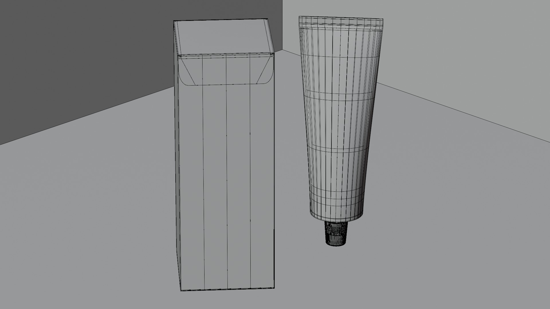 Cosmetic Tube with Paper Box 3D model_6
