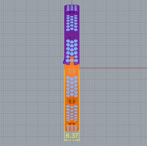   Cartier bracelet Size 17 3D print model_11