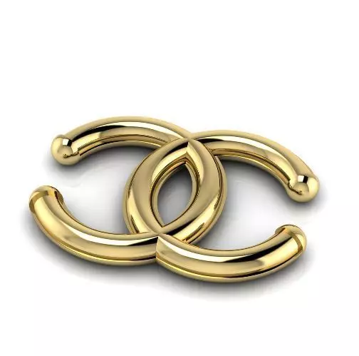 Chanel sign d 3D print model_0