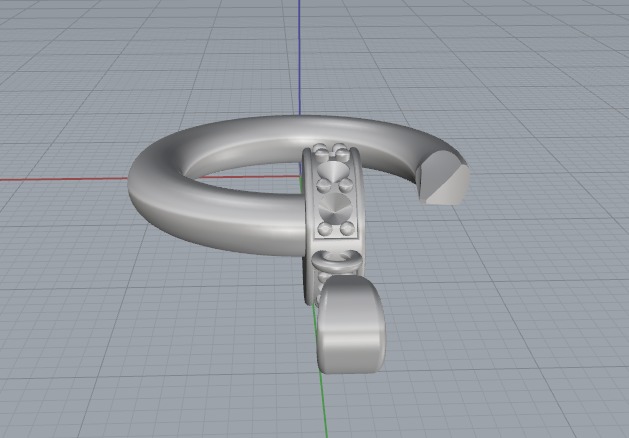 Pendant 3D print model_9