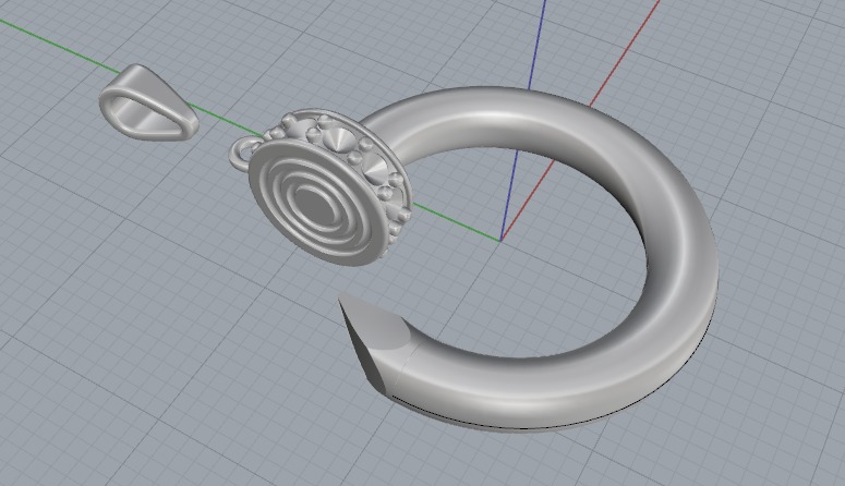 Pendant 3D print model_6