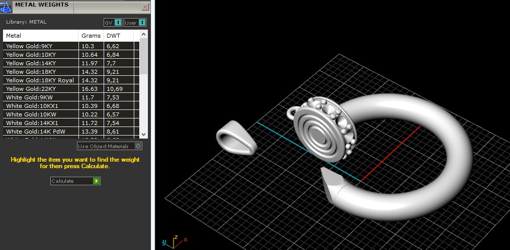 Pendant 3D print model_2