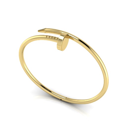   Cartier Bracelet   stones size 18 3D print model_1