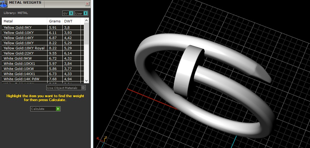 Ring size 12 3D print model_2