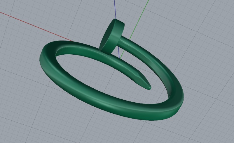 Ring size 12 3D print model_9
