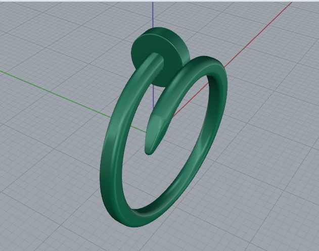 Ring size 12 3D print model_6