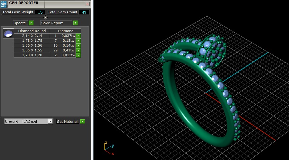 Ring size 10 3D print model_8
