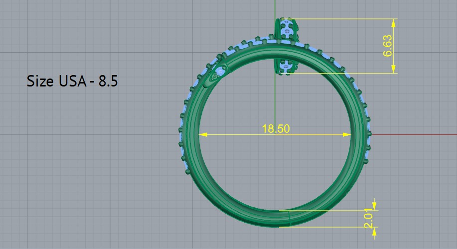 Ring df 3D print model_9