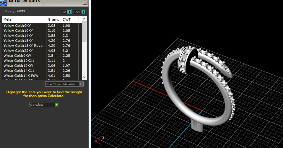 Ring size 7 3D print model_7