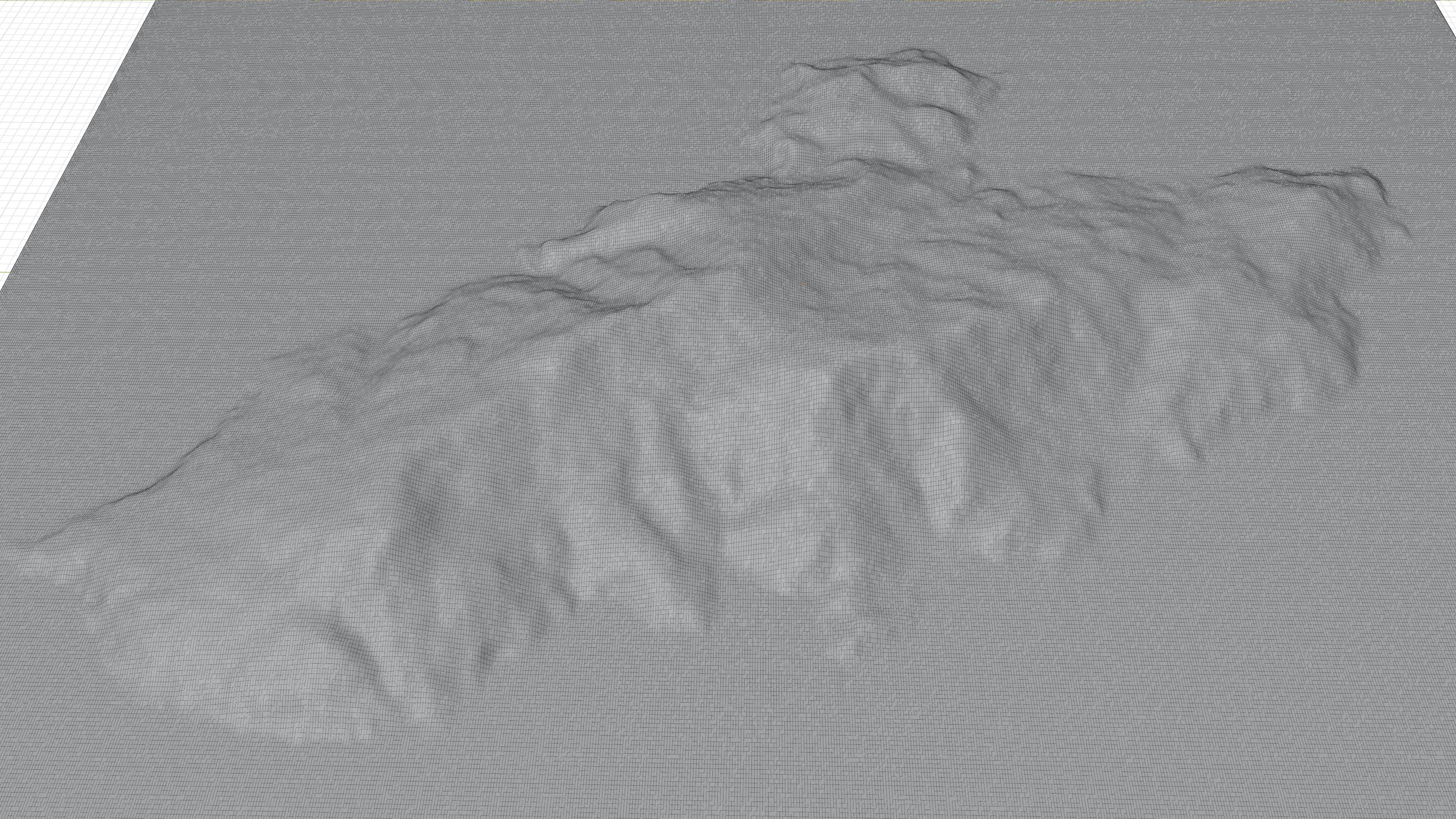 Giglio island 3d model terrain Low-poly 3D model_1