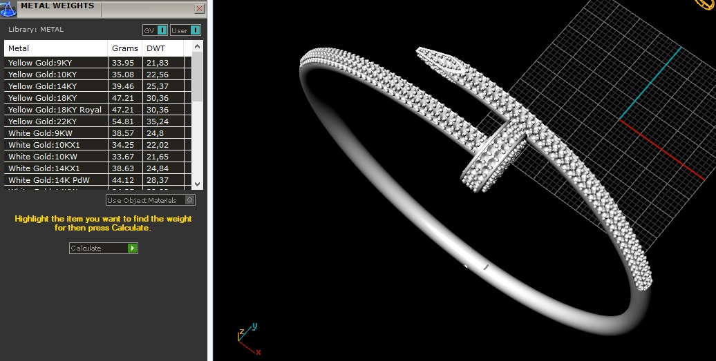 Cartier  Bracelet 3D print model_12