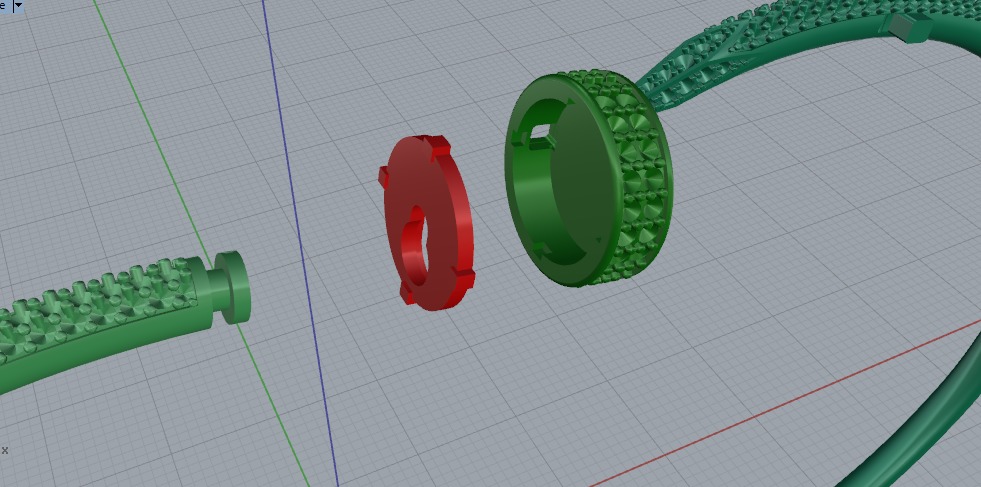 Cartier  Bracelet size21 3D print model_7