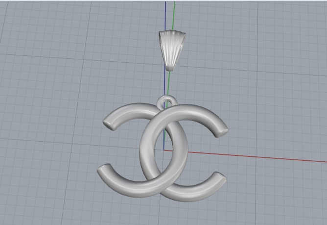   Pendant  logo 3D print model_5