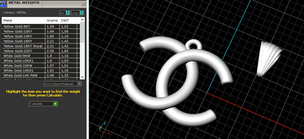   Pendant  logo 3D print model_2