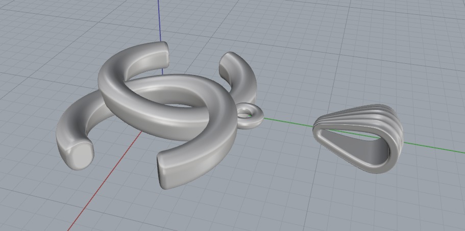   Pendant  logo 3D print model_6