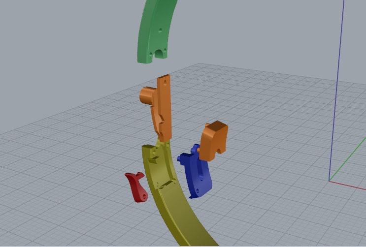 Cartier  bracelet   3D print model_4